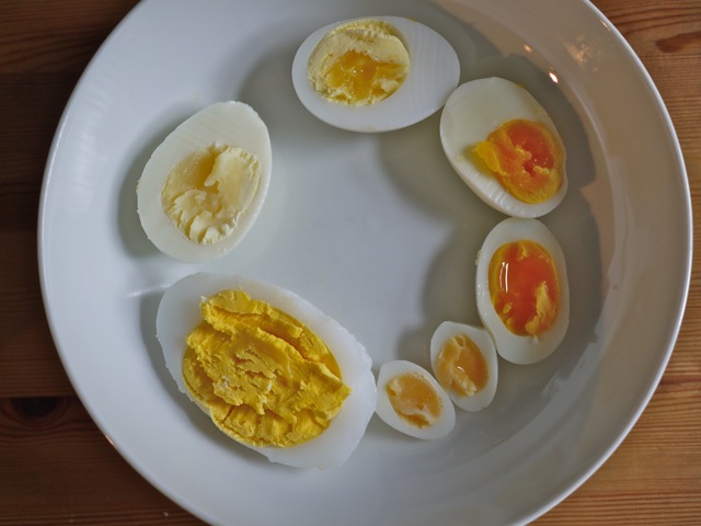 Boiled Egg With Knife And Fork